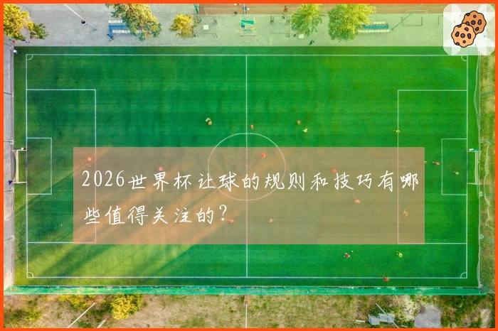 2026世界杯让球的规则和技巧有哪些值得关注的？