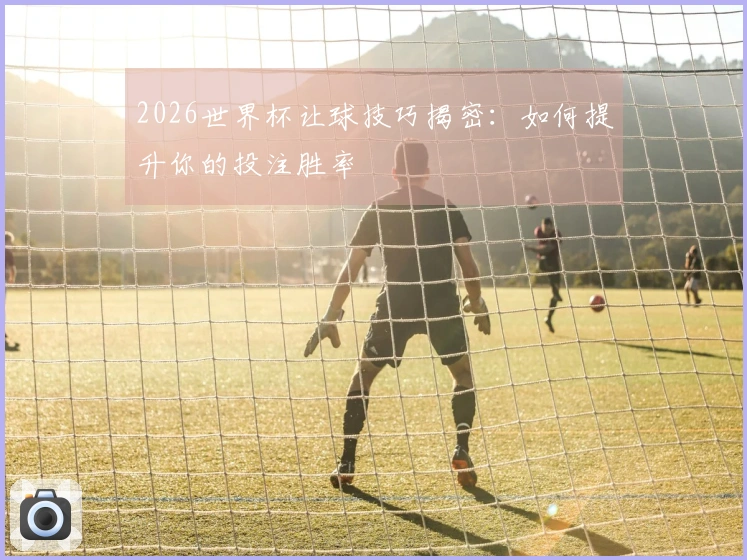 2026世界杯让球技巧揭密：如何提升你的投注胜率
